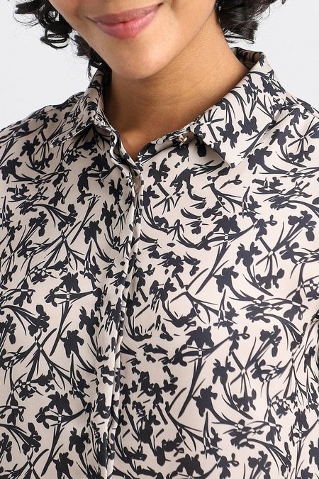 Allen Solly Black Women Printed Regular Fit Shirt - Image 6