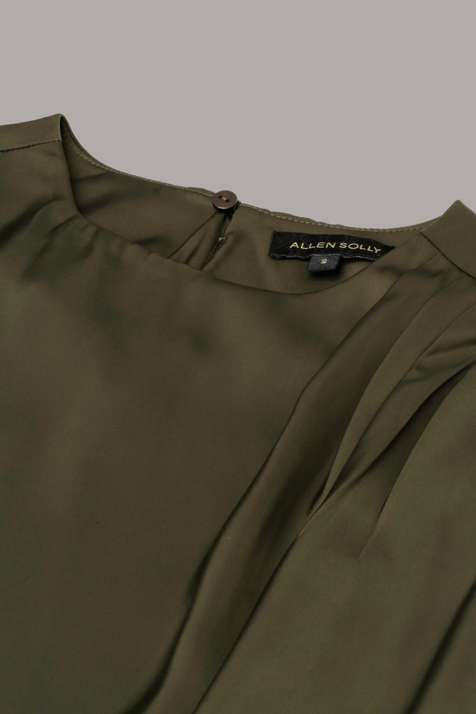 Allen Solly Olive Women Solid Regular Fit Top - Image 7