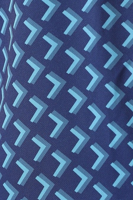 Van Heusen Medium Blue Women Printed Regular Fit Top - Image 6